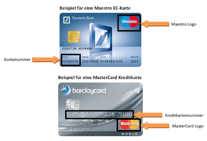 Cvv kreditkarte visa kartenprüfnummer als sicherheitsmerkmal von kreditkart...